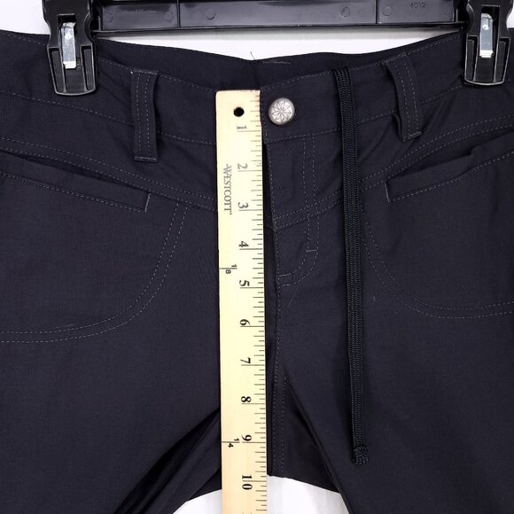 Athleta Cargo Pants Women’s Size 4 Wide Leg Black Drawstring Pockets Outdoor - Picture 10 of 16